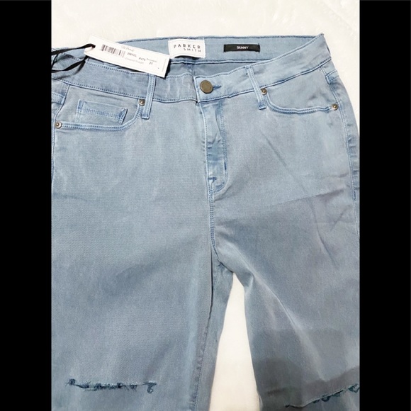 NWT Parker Smith Skinny, Cropped Straight Jeans - Picture 4 of 7